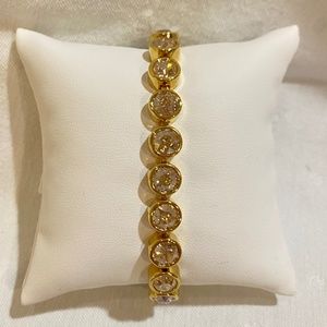 Touchstone Crystal, Golden Ice Bracelet, Original Box with Sleeve